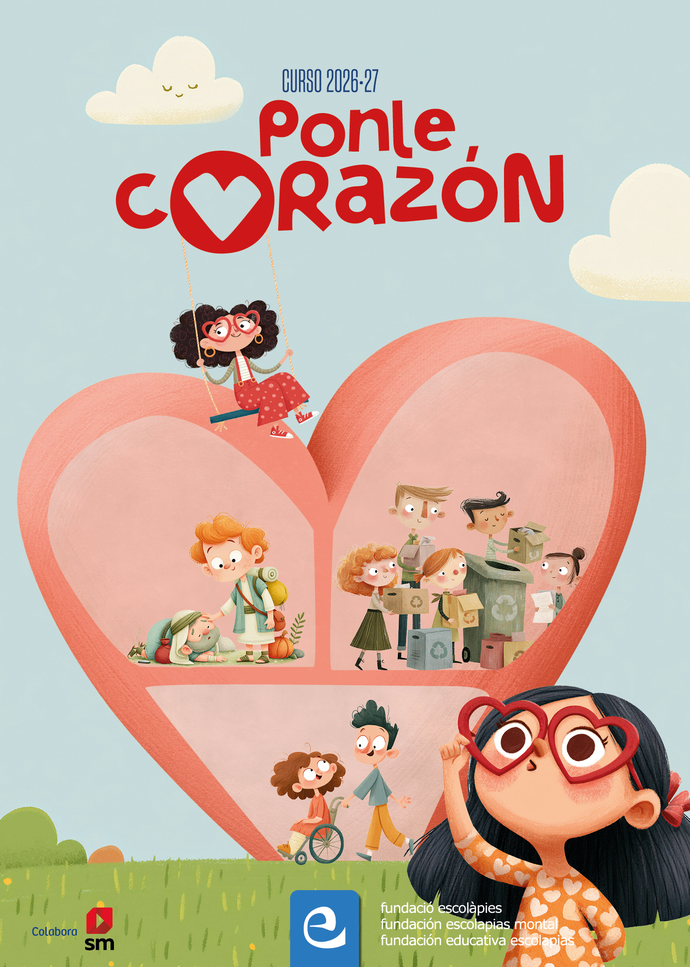 CARTEL ESCOLAPIAS 2627 ESP 50X70 PEQUE cartel peques 2020-21